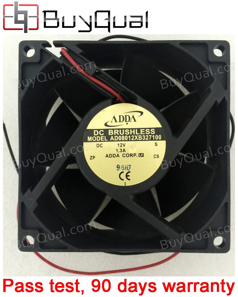 ADDA AD08012XB327100 12V 1.30A 2wires Cooling Fan ADDA AD08012XB327100 12V 1.30A 2wires Cooling Fan